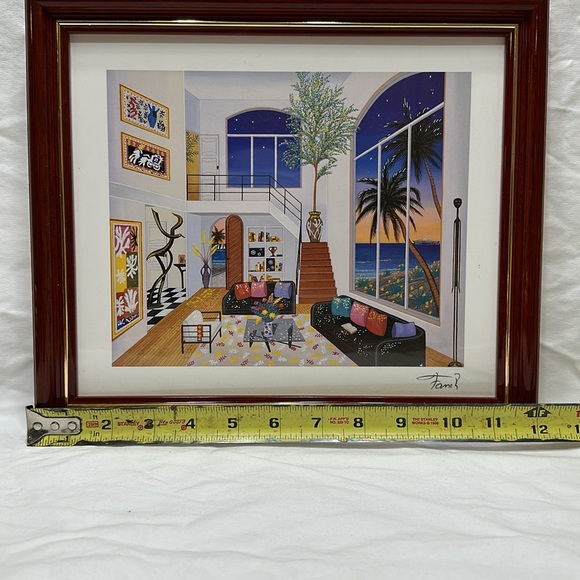 “Interior with Three Matisse” seriolithograph - Picture 4 of 10